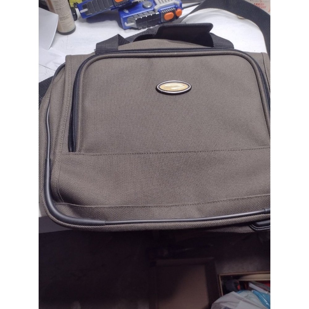 VTG 90's Eddie Bauer Black/Green Duffel Tote Carry On Bag NWOT